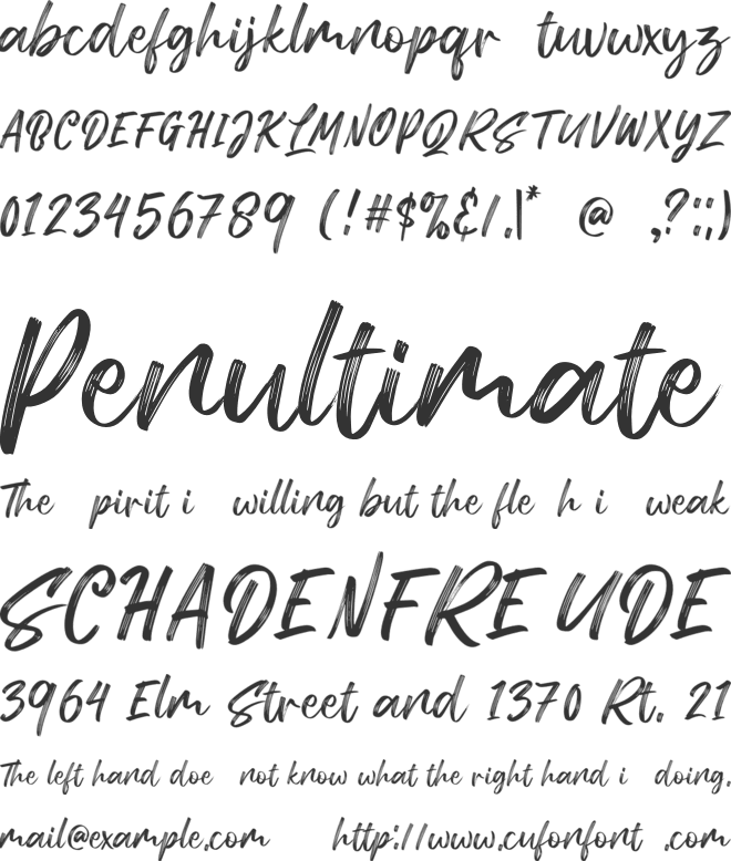 Lonally Qoma font preview