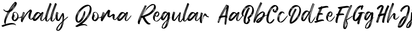 Lonally Qoma Regular font
