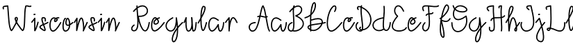 Wisconsin Regular font
