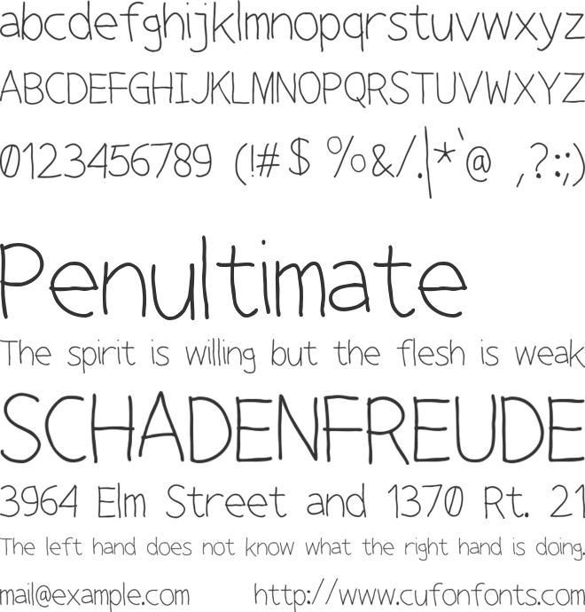 Mojo Kids font preview