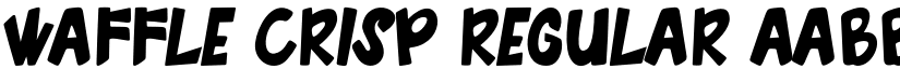 Waffle Crisp Regular font