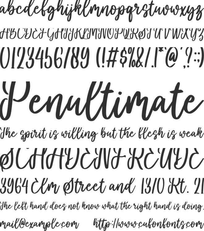 you are my everythink script fo font preview