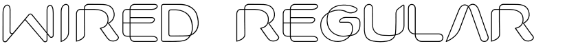 Wired Regular font