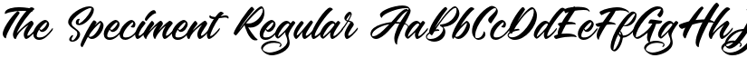 The Speciment font download
