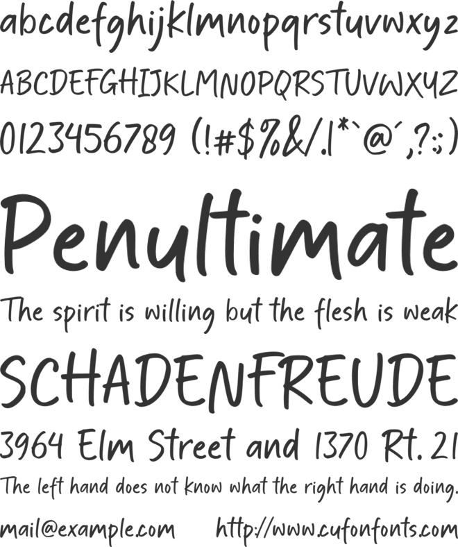 Wildstripe font preview