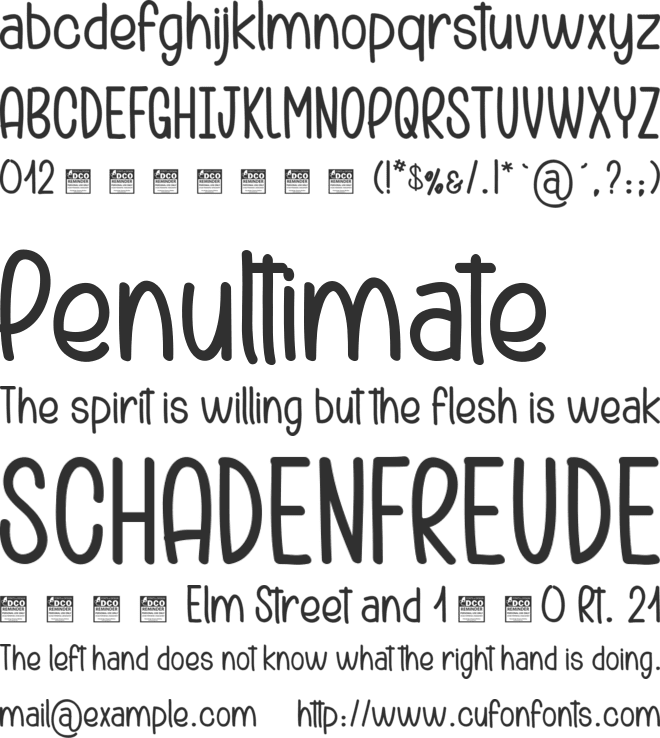 Pickle Juice_PersonalUseOnly font preview