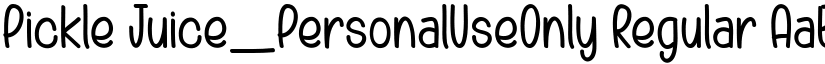 Pickle Juice_PersonalUseOnly Regular font