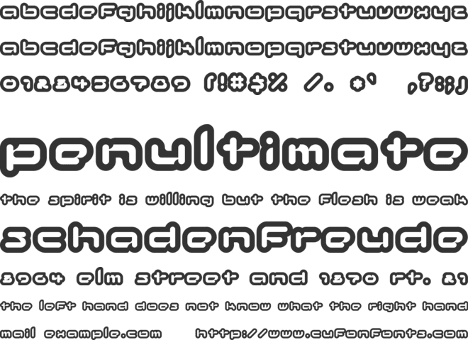 Kinkimono font preview