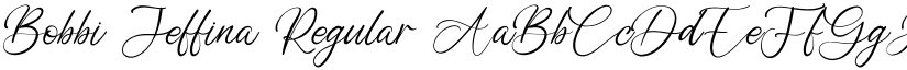 Bobbi Jeffina font download