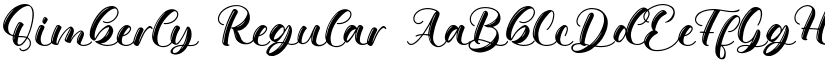 Qimberly Regular font