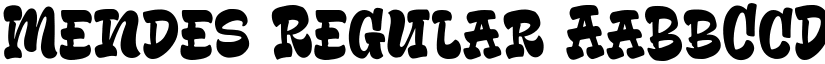 Mendes Regular font