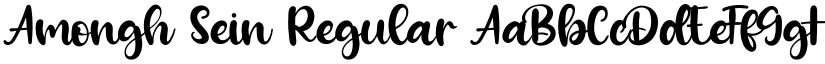Amongh Sein font download