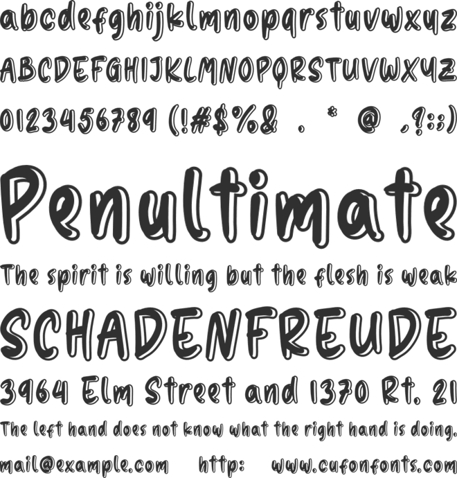 Sunday Beach font preview