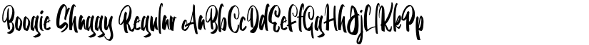Boogie Shaggy Regular font