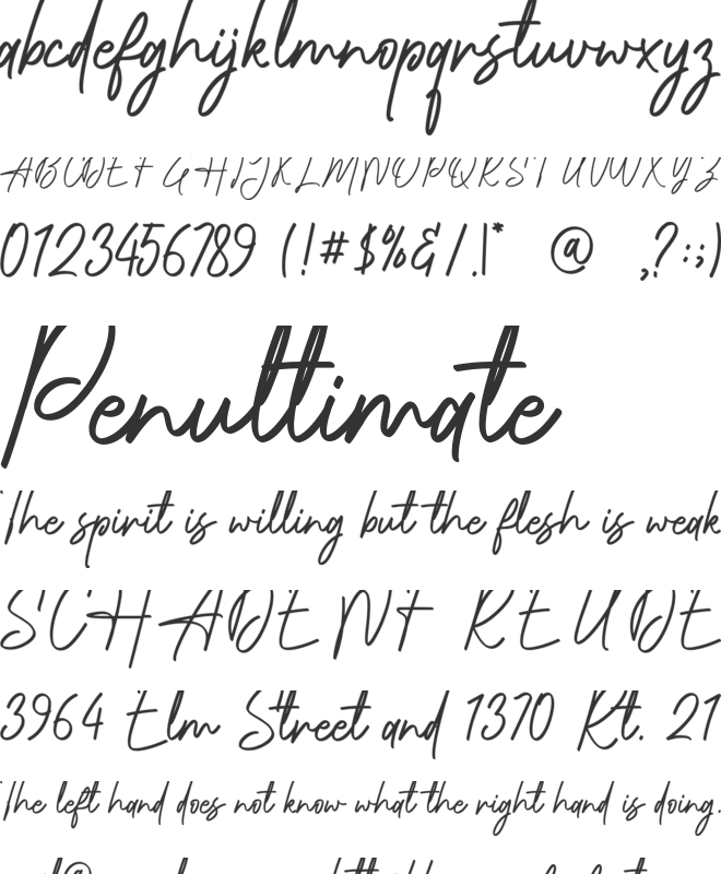 Nature Beauty Font