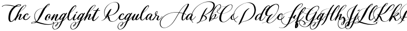 The Longlight Regular font