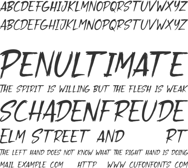 Dogger Free font preview