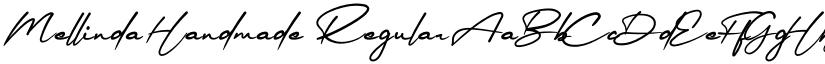Mellinda Handmade Regular font
