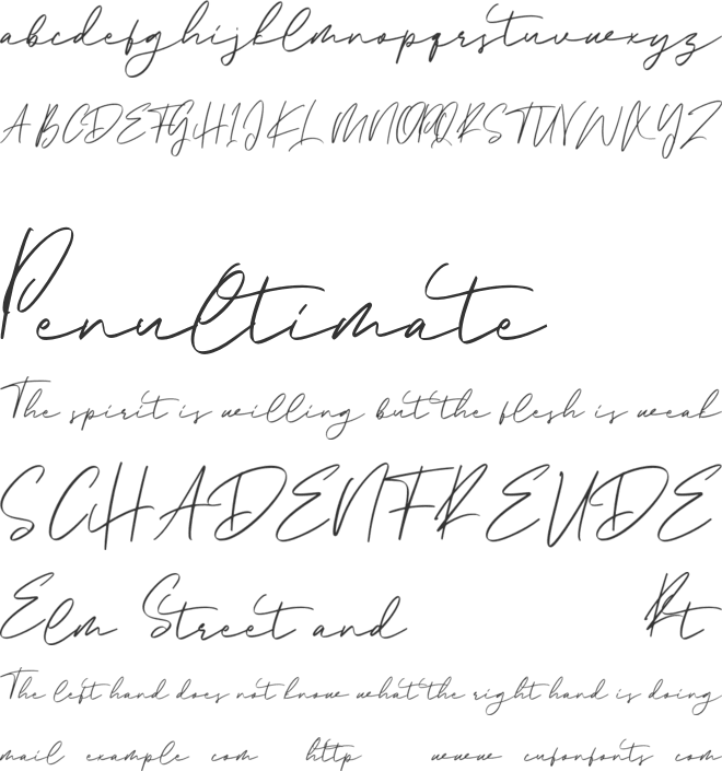 Ballarat font preview