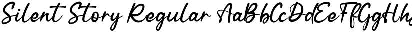 Silent Story Regular font