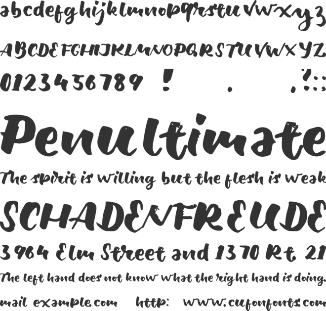 Balmonde font preview