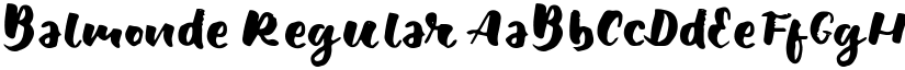 Balmonde Regular font
