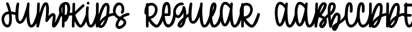 JUMPKiDS Regular font