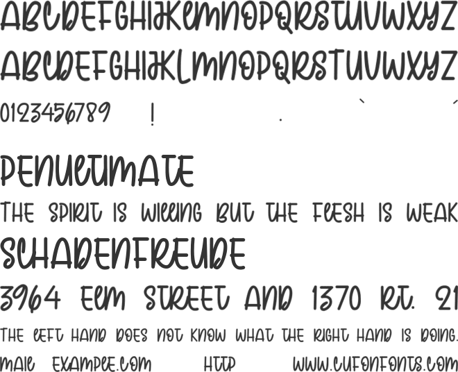 ROCKJUMP font preview