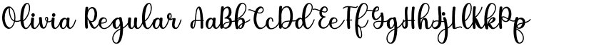 Olivia Regular font