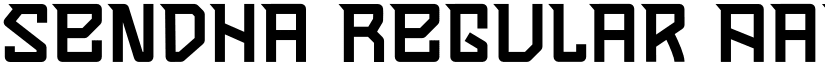 Sendha Regular font