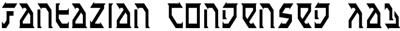 Fantazian Condensed font