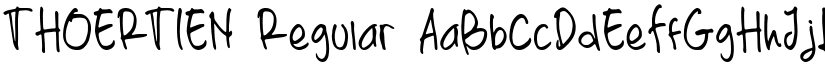 THOERTIEN Regular font