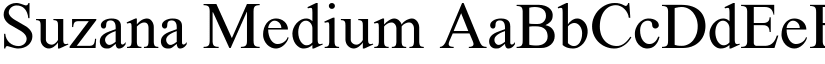 Suzana Medium font