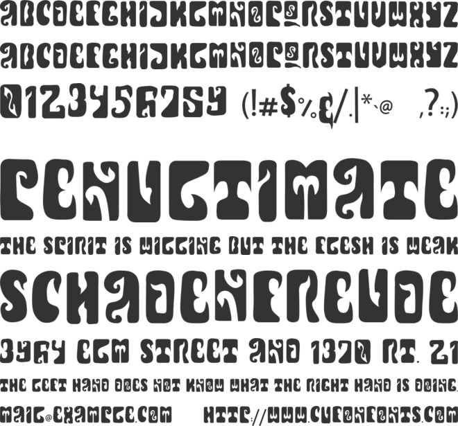 Javanesia font preview