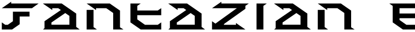 Fantazian Expanded font
