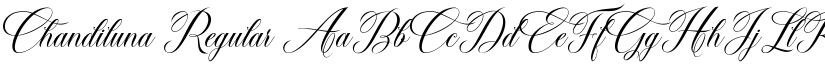 Chandiluna Regular font