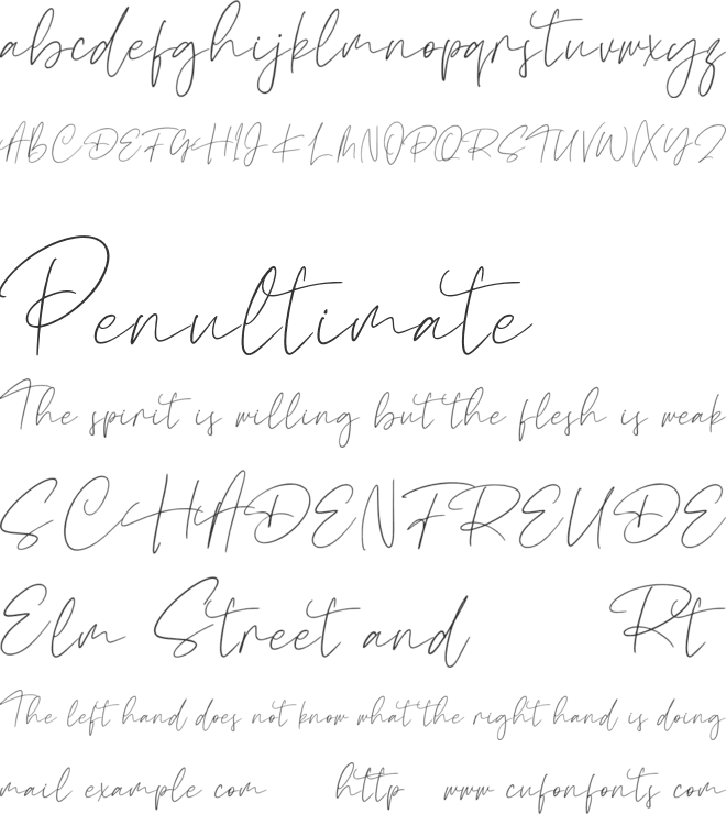 Richmond font preview