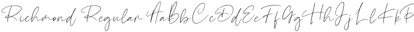 Richmond Regular font