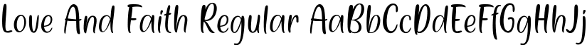 Love And Faith font download