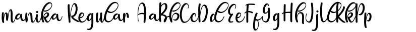 manika Regular font