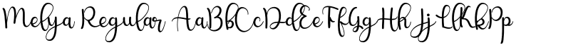 Melya Regular font