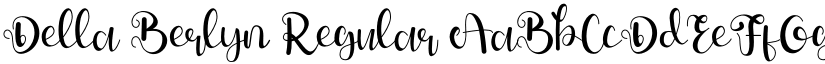 Della Berlyn Regular font