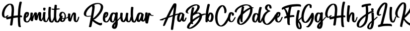 Hemilton Regular font