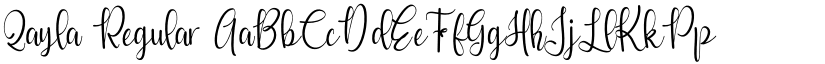 Qayla Regular font