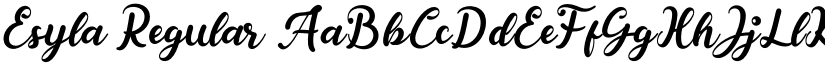 Esyla Regular font