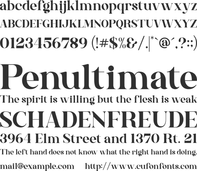 Gishella Morely font preview