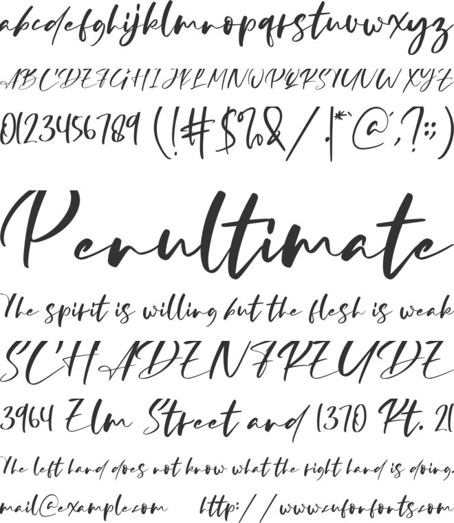 Dellisa Roslytta font preview