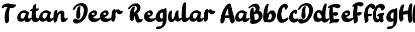 Tatan Deer Regular font