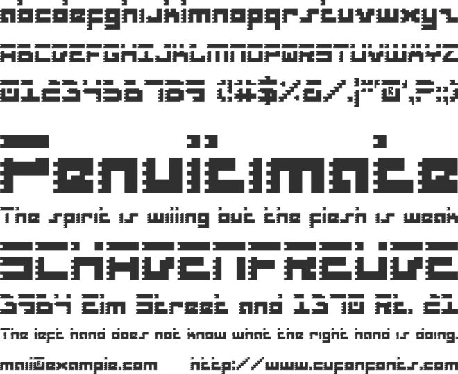 Roid Rage font preview