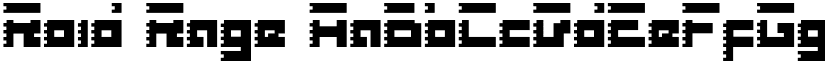 Roid Rage font